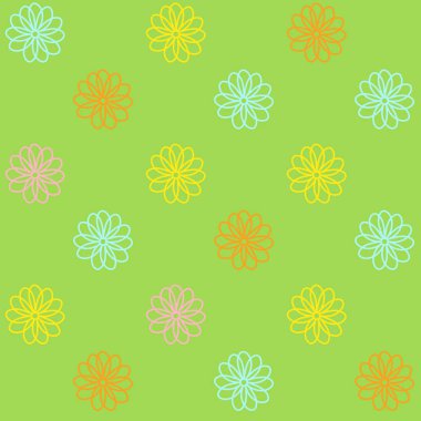 Çiçek yinelenebilir arka plan duvar kağıtları, afiş ve kapakları için