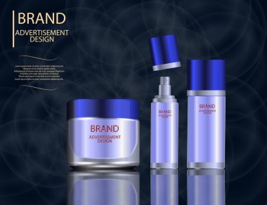 Göz alıcı yüz tedavi özü köpüklü etkileri arka plan tasarımı için zarif reklamlar üzerinde ayarla.