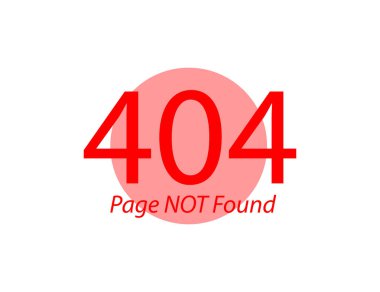 Sayfa değil kurmak Hata 404 düz illüstrasyon