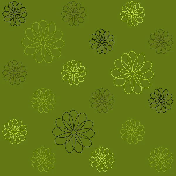 Floraler Hintergrund für Tapeten, Banner und Cover — Stockvektor