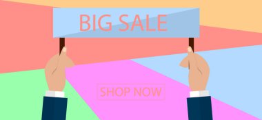 Yaz satış banner tasarımı simgeler alışveriş ile promosyon için.