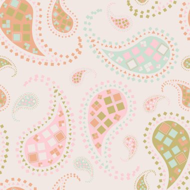 Paisley arka plan duvar kağıtları, afiş ve kapakları için tekrarlanan