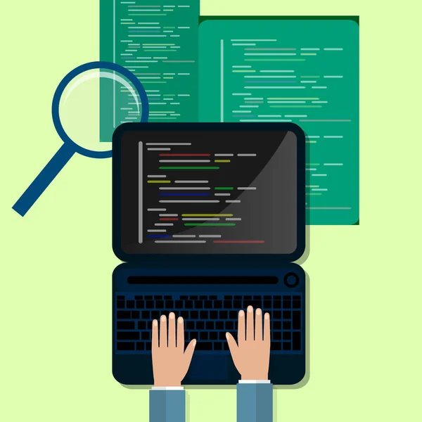 Programming and coding concept, website development, Web Design. Flat ...