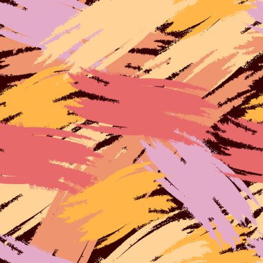 Sulu Boya geometrik renkli dekorasyon ile Seamless Modeli.