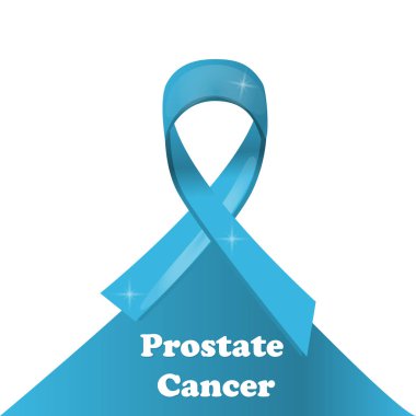 Prostat kanseri mavi farkındalık şerit arka plan. Dünya prostat kanseri gün kavramı. Sağlık kavram. Prostat kanseri duyarlılığı ayı.