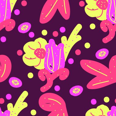 Modern geometrik renkli dekorasyon ile Seamless modeli. Doğum günü veya tasarım tebrik için dekorasyon öğe