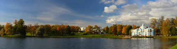 Panorama del parque otoñal — Foto de Stock