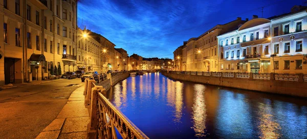 Panorama río Moika en San Petersburgo —  Fotos de Stock