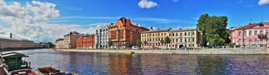 St. Petersburg. Fontanka Nehri Panoraması