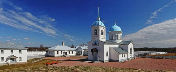 Panorama of the orthodox  monastery — Stock Photo, Image