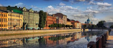 saint Petersburg fontanka Nehri'nin setin