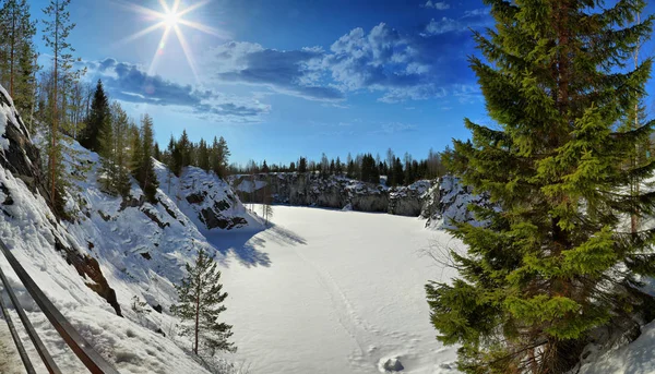 Parco montano di Ruskeala — Foto Stock