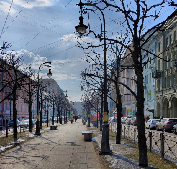 St. petersburg, russland - 05 apr 2018 panorama von bolshaya konyus — Stockfoto