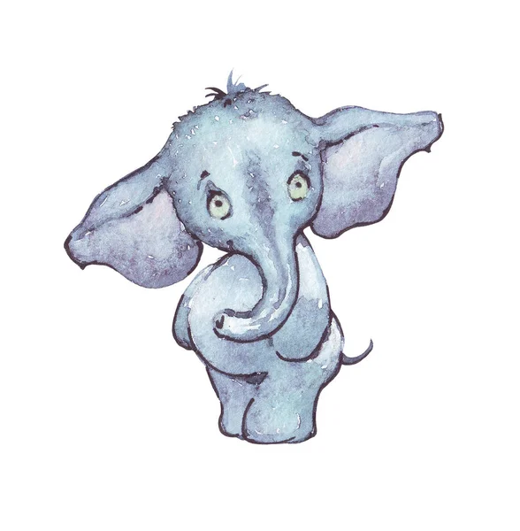 Piccolo elefante grigio — Foto Stock
