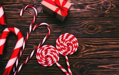 Noel süsleri. Metin için bir yer. 