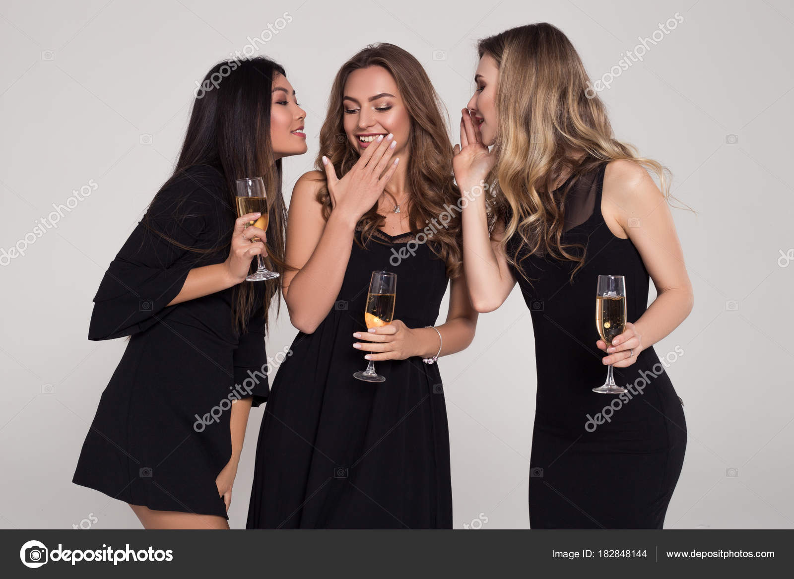 ladies champagne dresses
