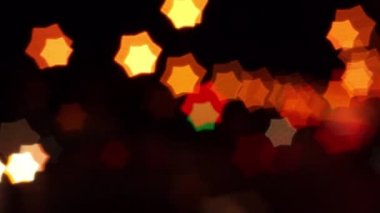 Bokeh yıldız yol