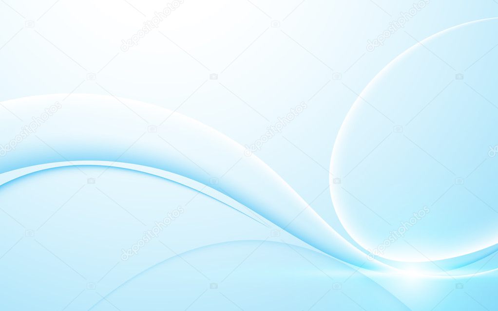 abstract smooth wave line blue gradient business tech concept cl