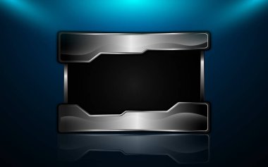 Soyut metal çerçeve