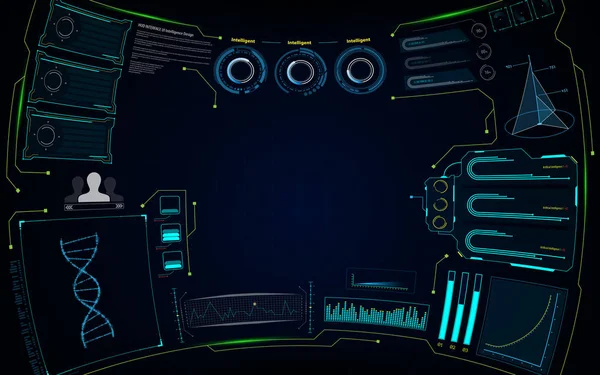 Toekomst hi-tech concept — Stockvector