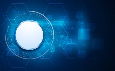 Bilim fururistic sci fi şablon arka plan