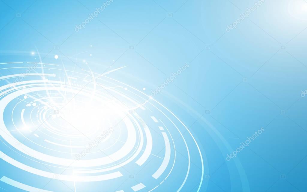 abstract technology digital hi tech concept background