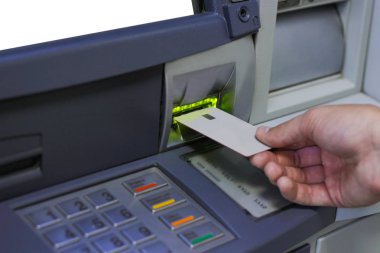 Atm bir kartı takma