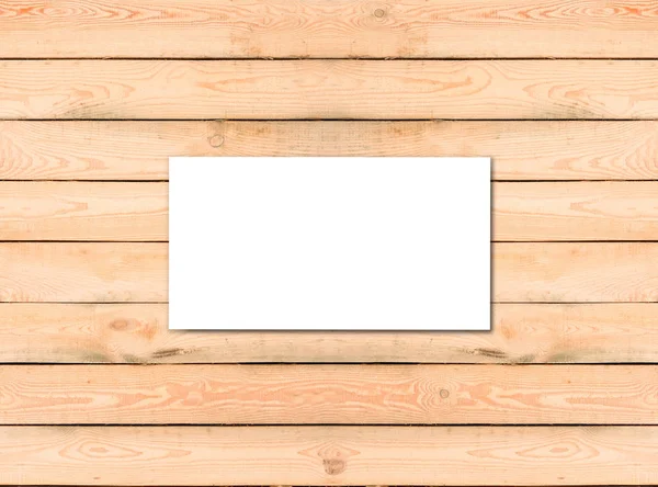 Papel de modelo de folheto branco em branco no fundo cinza com soft sh — Fotografia de Stock