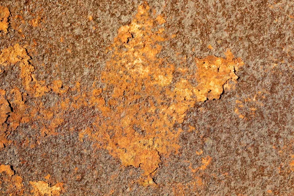 Texture di vecchio metallo arrugginito. Metallo marrone. Corrosione del metallo — Foto Stock