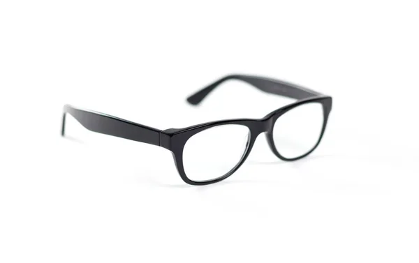 Transparente Brille zur Korrektur des Sehvermögens. isoliert auf weißem b — Stockfoto