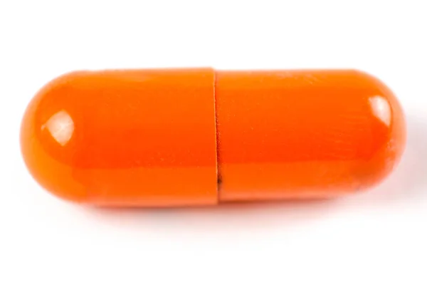 Capsule orange. Macro. Gros plan — Photo