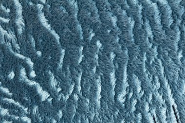 Uzun mavi kazık. Yığının dokusu. Kapat.