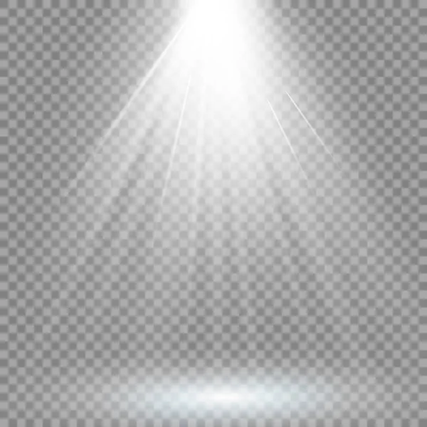 Vector spotlight. Light effect — Stock Vector