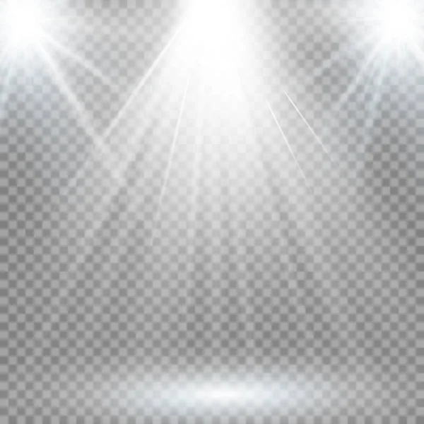 Vector spotlight. Light effect — Stock Vector