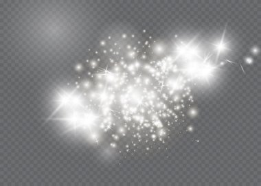 Sihirli toz. Sonsuzluk. Arka arka plan yıldız vektör çizim