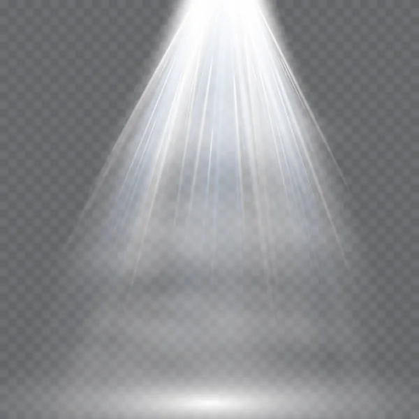 Vector spotlight. Light effect — Stock Vector