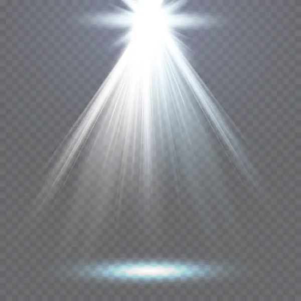 ベクトルスポットライト。光の効果 — ストックベクタ