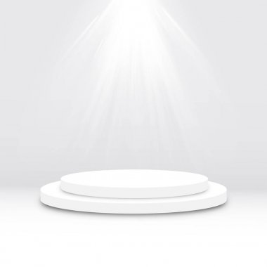 kazananların şeffaf background.lit beyaz scene.the podyum podyum