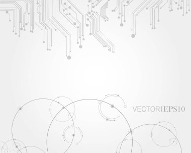 Bağlantı konsepti. İş veya bilim sunumu için Geometrik vektör arkaplanı.
