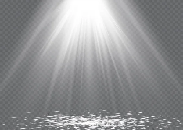 เวกเตอร์สปอตไลท์ ผลกระทบของแสง — ภาพเวกเตอร์สต็อก