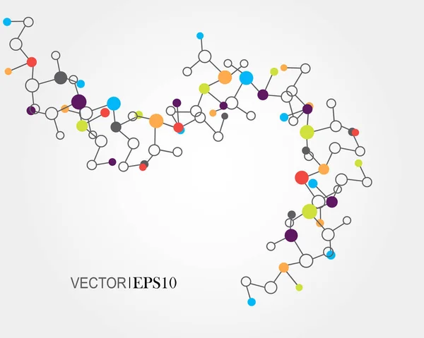 Concepto de conexión. Antecedentes vectoriales geométricos para presentación empresarial o científica. — Archivo Imágenes Vectoriales