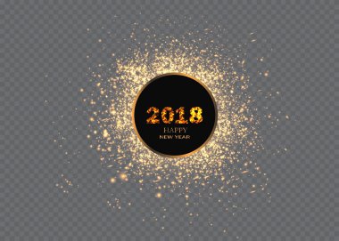 2018 mutlu yeni yıl kar background.merry Noel.