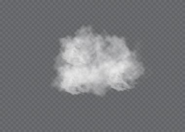 Sis ya da duman izole edilmiş şeffaf özel efekt. Beyaz vektör bulanıklığı, sis veya sis arkaplanı. Vektör illüstrasyonu