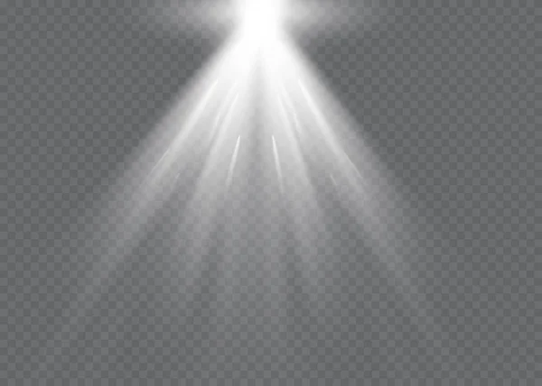 เวกเตอร์สปอตไลท์ ผลกระทบของแสง . — ภาพเวกเตอร์สต็อก