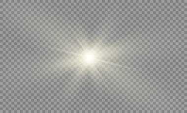 saydam bir arka plan ışığı efekti, üzerinde yıldız vektör çizim. patlama ile parıldıyor.