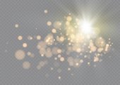 Картина, постер, плакат, фотообои "white sparks glitter special light effect. vector sparkles on transparent background. christmas abstract pattern", артикул 187993198