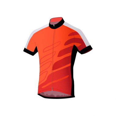 Futbol jersey şablonu. Futbol futbol kulübü için Tekdüzen alay. Beyaz arka plan üzerinde.