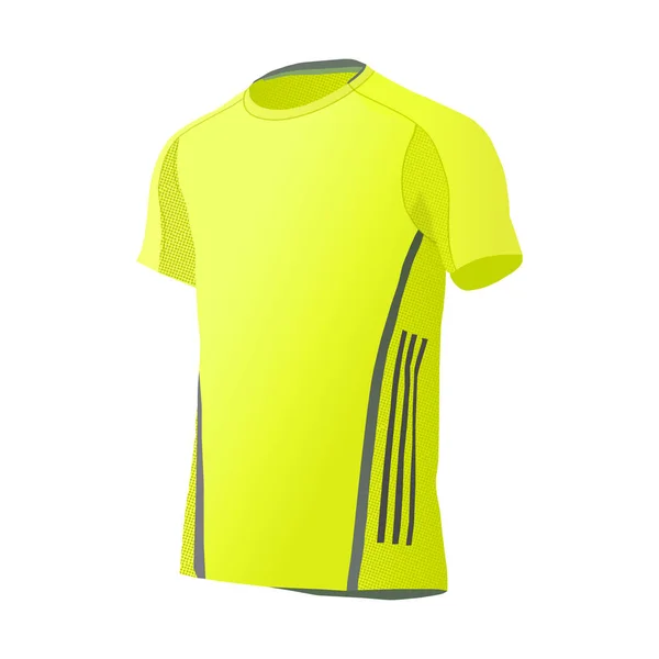 Soccer jersey szablonu. Makiety piłka nożna uniform dla klubu piłkarskiego. Na białym tle. — Wektor stockowy
