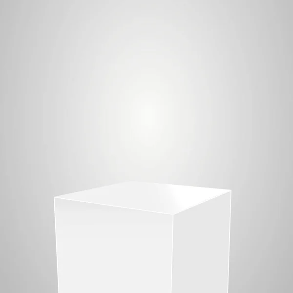 Modelo de pedestal realista simples abstrato. Perfeito para seus projetos. Ilustração vetorial . —  Vetores de Stock