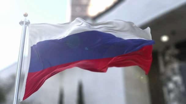 Vlag van Rusland — Stockvideo